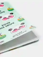 Бирюзовый обложка на паспорт "Пандапаспорт"