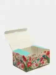 Голубой коробка - пенал Tropical present, 2 вида