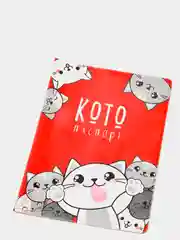 Красный обложка на паспорт "Котопаспорт"