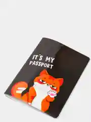 Коралловый обложка на паспорт "Котопаспорт"