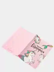 Коралловый обложка на паспорт "Единороги"