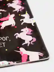 Белый обложка на паспорт "Единороги"