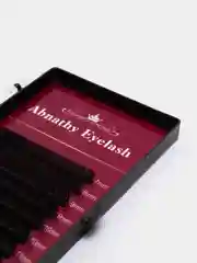 Ресницы Abnathy "Изгиб D", черные, толщина 0,10, длина разная