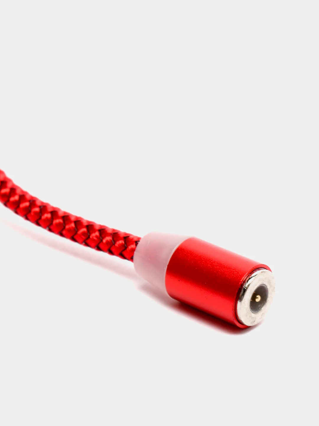 Белый магнитный кабель microUSB, type-C, Lightning