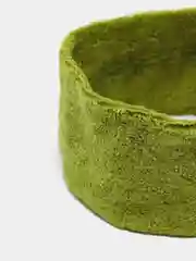 Зеленый спортивная махровая повязка на голову