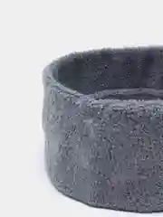 Серый спортивная махровая повязка на голову