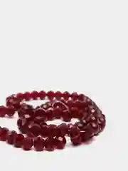 Бордовый бусины стеклянные, бусины с гранями, 6мм