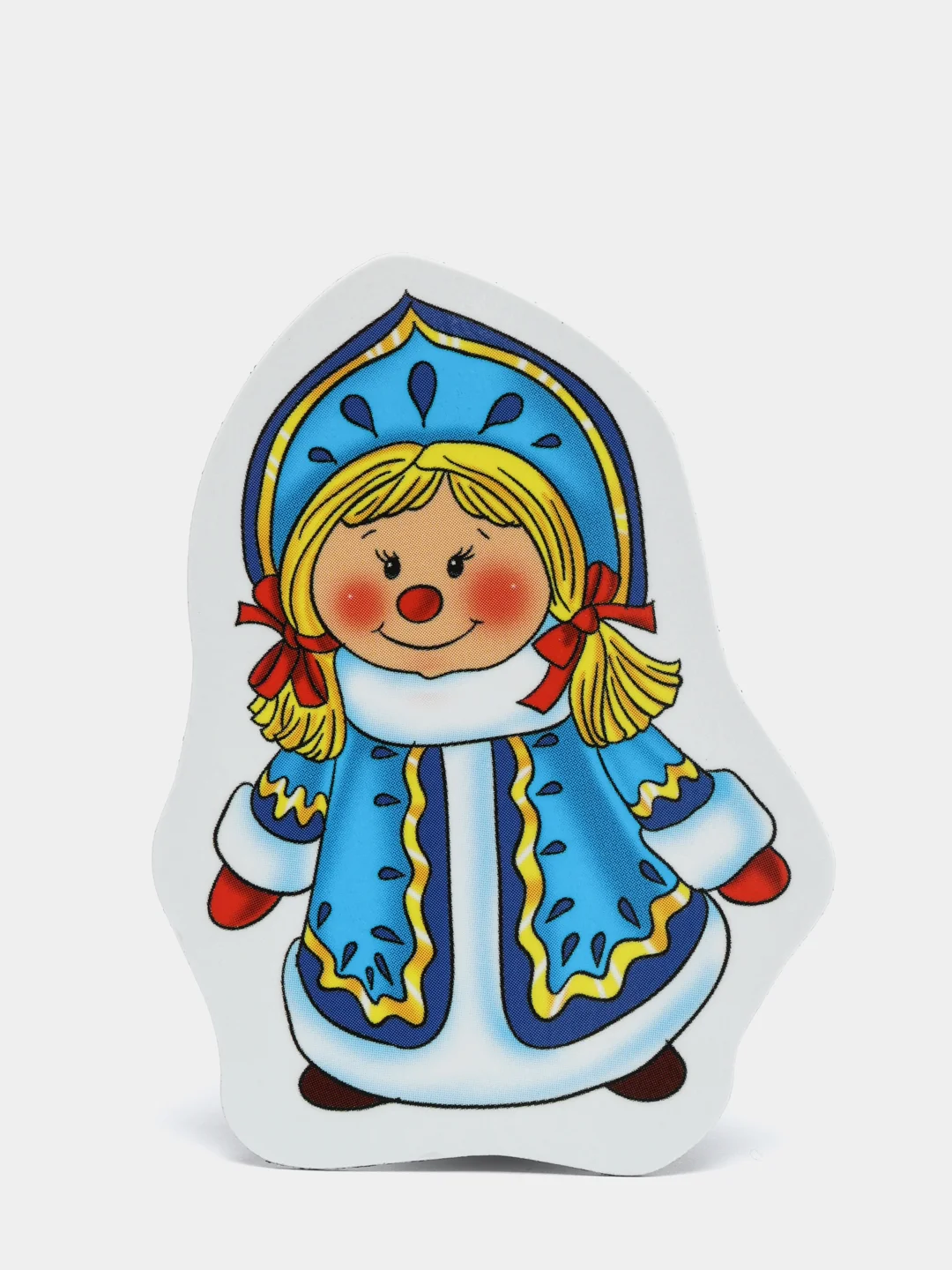 Белый набор новогодних магнитов