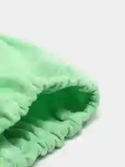 Зеленый хлопковые ползунки в рубчик