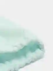 Мятный хлопковые ползунки в рубчик