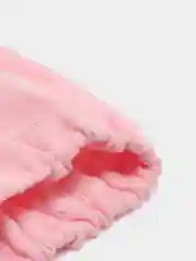 Розовый хлопковые ползунки в рубчик