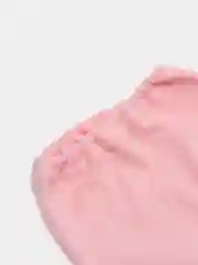 Розовый хлопковые ползунки в рубчик