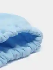Белый хлопковые ползунки в рубчик