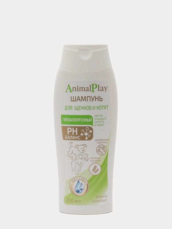 Animal Play шампунь для щенков и котят, гипоаллергенный, 250 мл