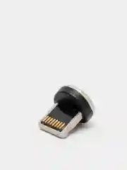 Белый магнитный кабель microUSB, type-C, Lightning