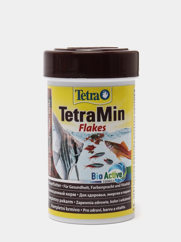 Tetra TetraMin корм для всех видов рыб Flakes в виде хлопьев, 100 мл