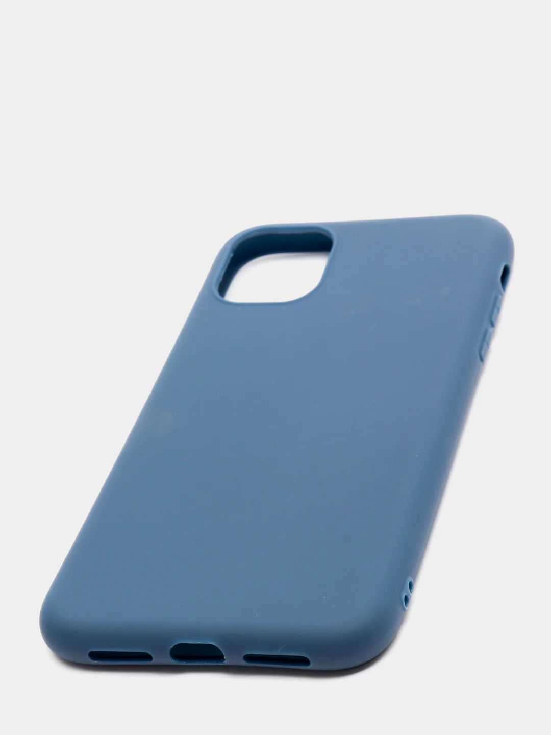 Темно-синий силиконовый чехол для iPhone 5/5s/se, 6/6s, 7/8, 7+/8+, X/Xs, Xs max, Xr, 11, 11 pro