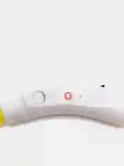 Желтый ошейник светящийся для собак с USB