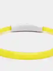 Желтый ошейник светящийся для собак с USB