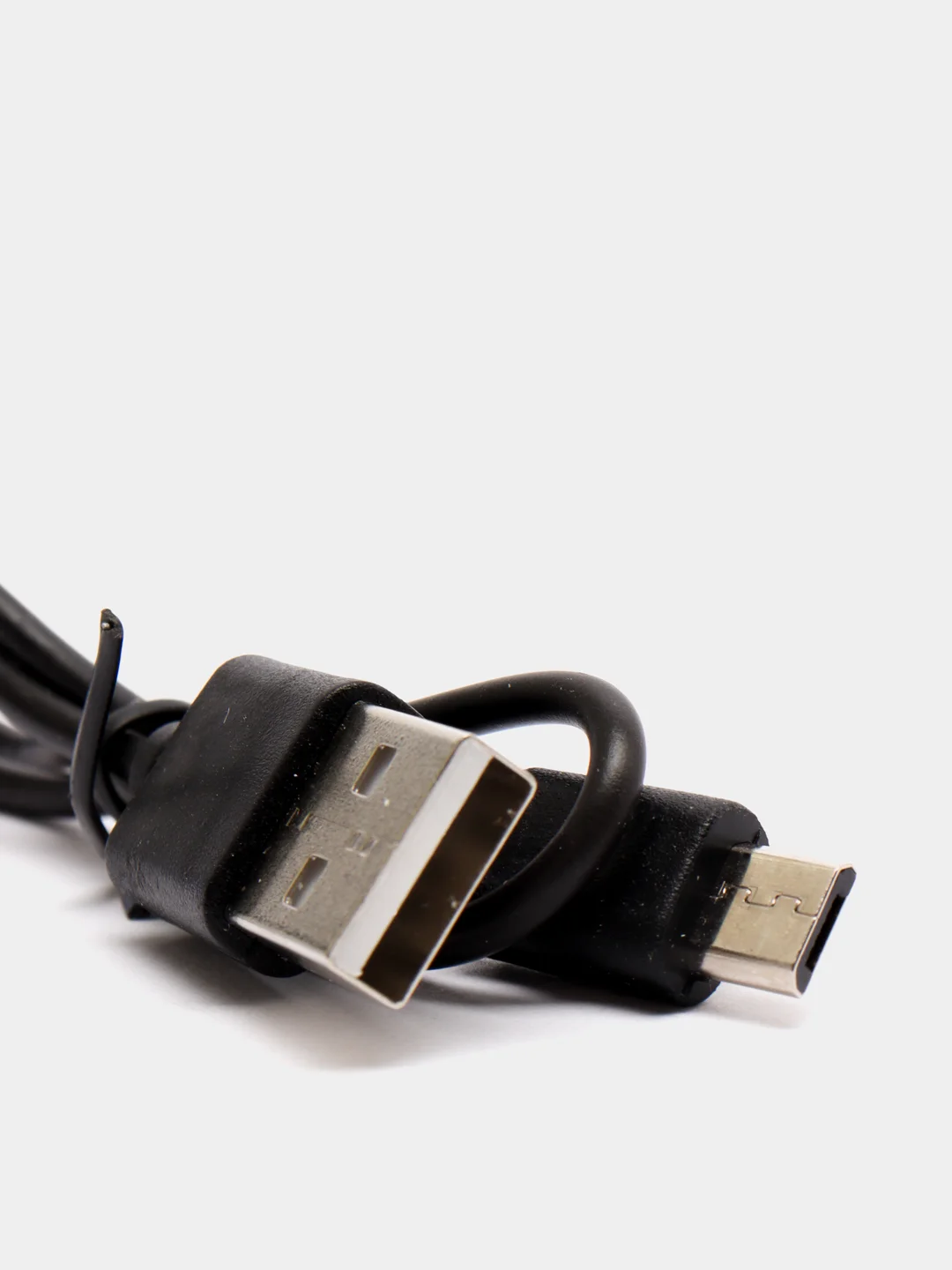 Синий ошейник светящийся для собак с USB