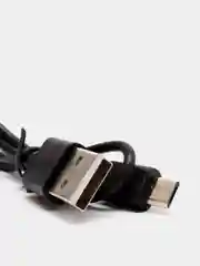 Синий ошейник светящийся для собак с USB