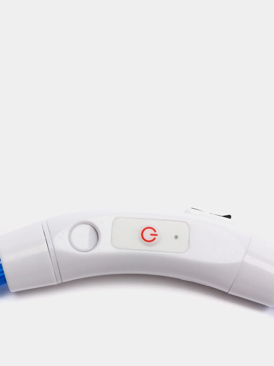 Синий ошейник светящийся для собак с USB