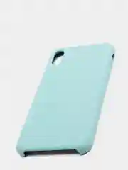Бирюзовый чехол Silicone Case силиконовый с микрофиброй IPhone 5/5s/SE 6/6s 7/8 7+/8+ X/XS / 11 / 12