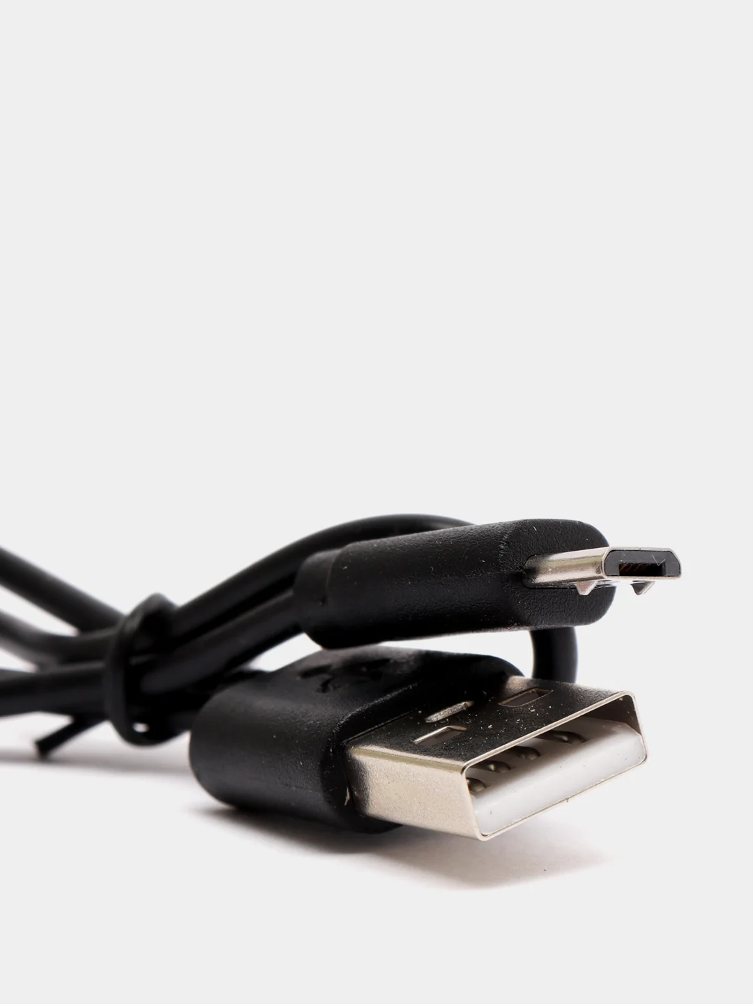Белый ошейник светящийся для собак с USB