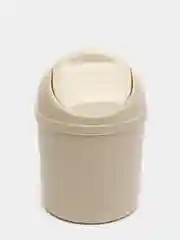 Белый контейнер для мусора настольный 19x13 см (ведро)