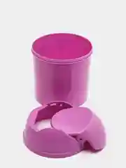 Аметистовый контейнер для мусора настольный 19x13 см (ведро)