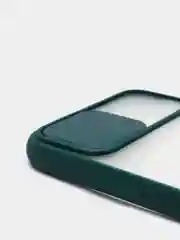 Зеленый чехол с защитой шторкой для камеры на iPhone 6s/7/8/Plus/SE/20/X/XS/XR/11/Pro/Max/12/13/айфон