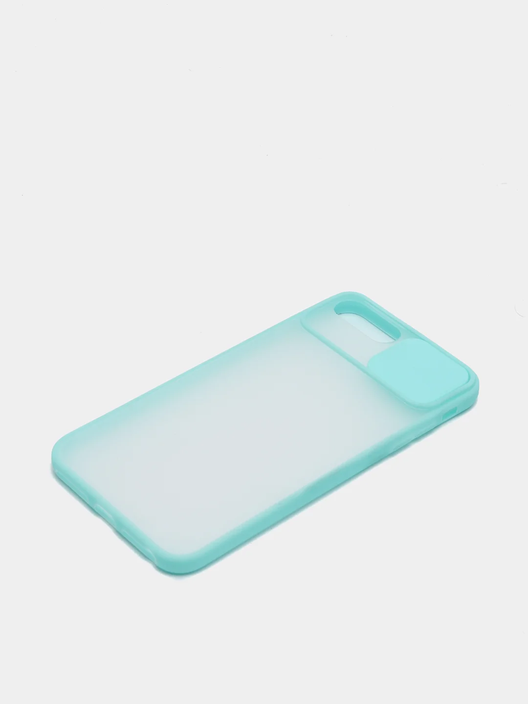 Голубой чехол с защитой шторкой для камеры на iPhone 6s/7/8/Plus/SE/20/X/XS/XR/11/Pro/Max/12/13/айфон