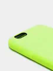 Лайм чехол Silicone Case силиконовый с микрофиброй IPhone 5/5s/SE 6/6s 7/8 7+/8+ X/XS / 11 / 12