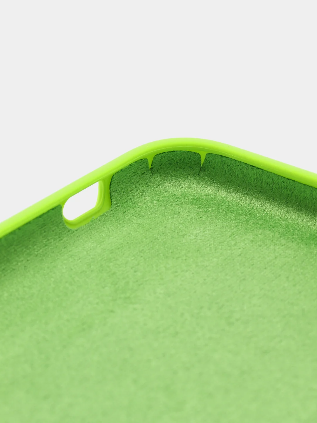 Лайм чехол Silicone Case силиконовый с микрофиброй IPhone 5/5s/SE 6/6s 7/8 7+/8+ X/XS / 11 / 12