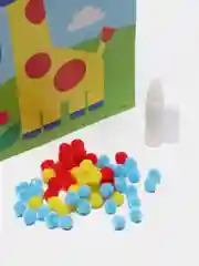 Розовый поделка для детей, аппликация, развивающая игра