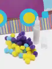 Прозрачный поделка для детей, аппликация, развивающая игра