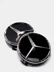 Колпачки заглушки на литые диски Mercedes-Benz 75мм 4шт / Мерседес / Мерс /