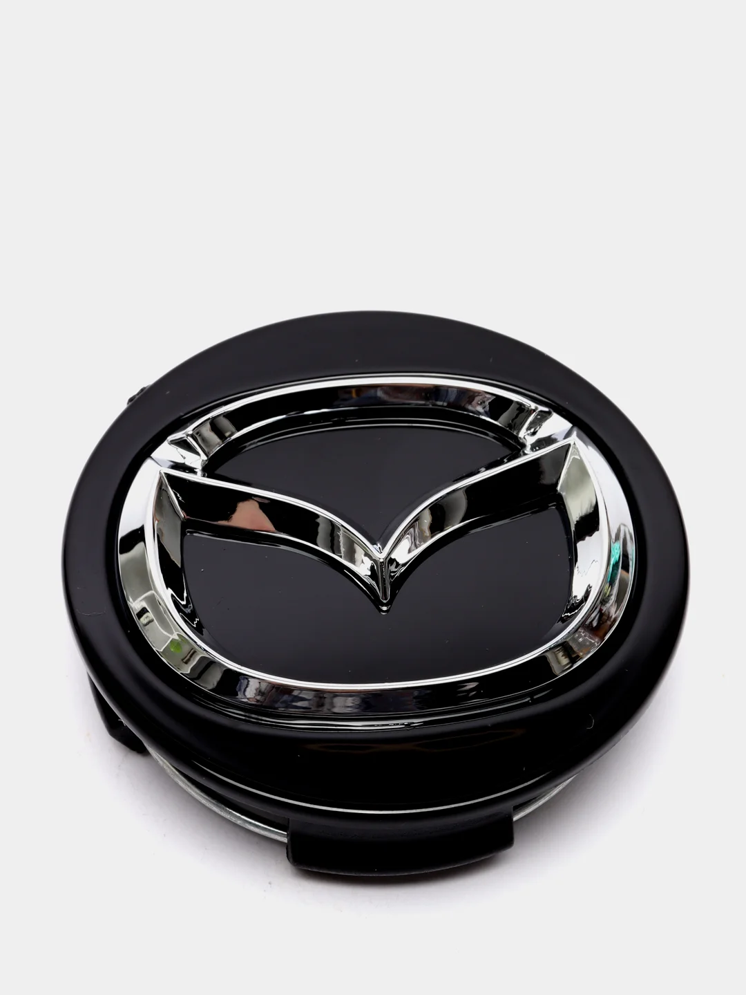 Серебряный колпачки заглушка на литой диск Mazda 4шт / Мазда /