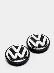 Колпачки заглушки на литые диски VW 56мм 1J0 601 171 4шт / Polo / Фольксваген / Поло /