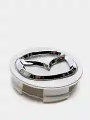 Серебряный колпачки заглушка на литой диск Mazda 4шт / Мазда /