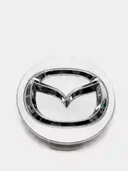 Серебряный колпачки заглушка на литой диск Mazda 4шт / Мазда /