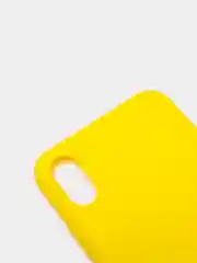 Желтый чехол силиконовый для iPhone Xr / X-XS / XSMax