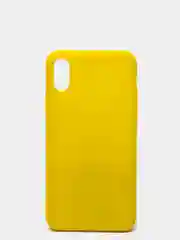 Желтый чехол силиконовый для iPhone Xr / X-XS / XSMax