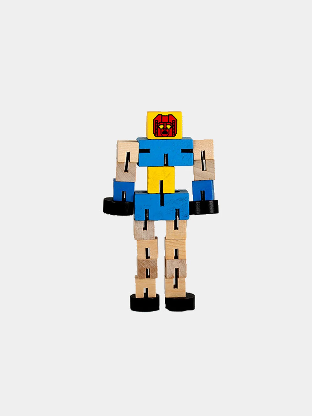 Синий игрушка-головоломка Трансформер деревянный