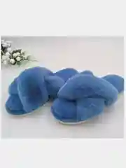 Небесно-голубой домашние тапочки