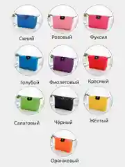 Желтый косметичка дорожная, для помады, косметики, путишествий