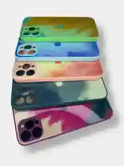 Чехол накладка с акварельным принтом Apple iPhone X, XS, 11, 12 Pro, 12 Pro Max