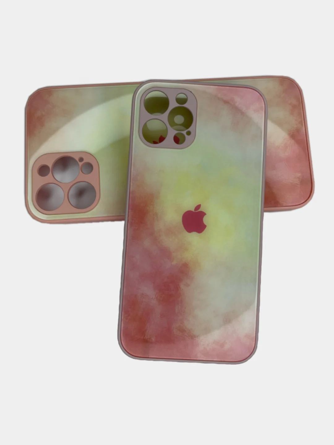 Манго чехол накладка с акварельным принтом Apple iPhone X, XS, 11, 12 Pro, 12 Pro Max