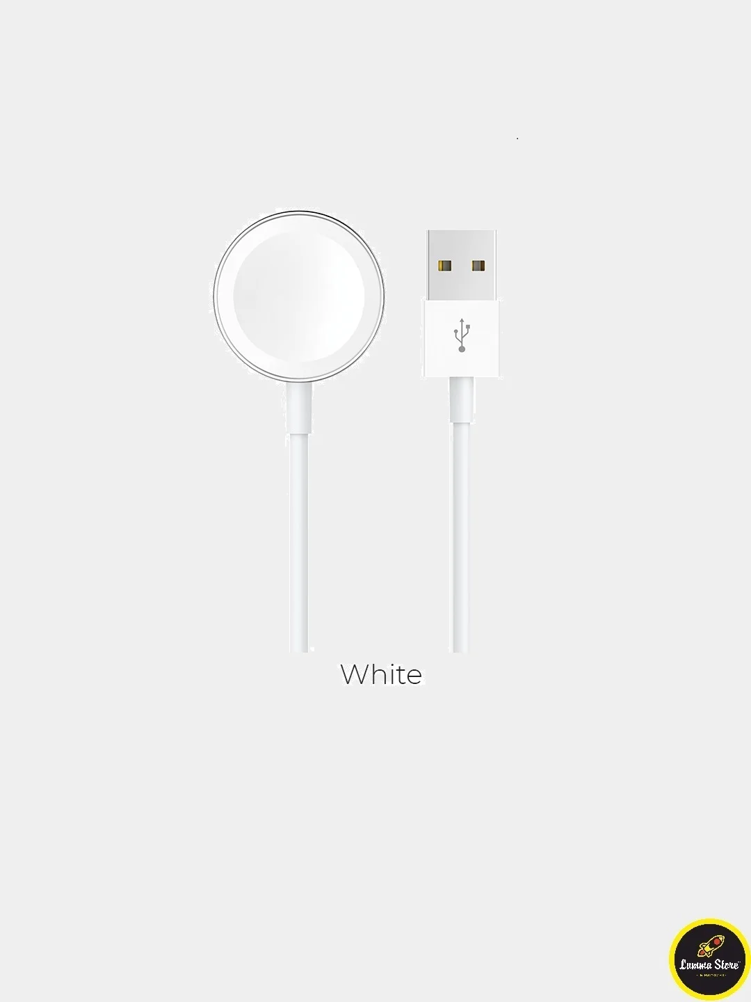Белый магнитное Беспроводное зарядное устройство HOCO CW16 для iWatch 4/3/2/1