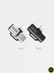 Адаптер переходник Hoco LS20 Dual Lightning Digital Audio Converter